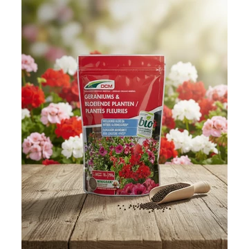 DCM BIO növénytáp muskátlihoz és balkonnövényekhez (0,75kg)