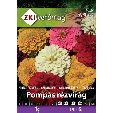 ZKI Virág Pompás Rézvirág Dáliavirágú színkeverék  1 g