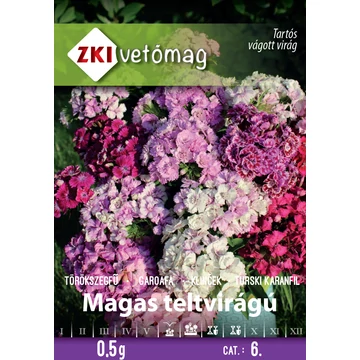 ZKI Virág Törökszegfű Teltvirágú magas színkeverék  0,5 g