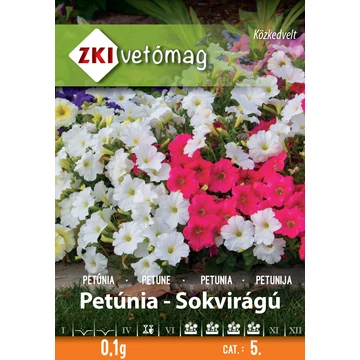 ZKI Virág Petúnia Alacsony sokvirágú színkeverék 0,1 g