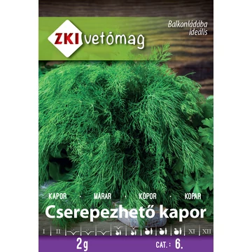 ZKI Fűszernövény Cserepezhető Kapor 2 g