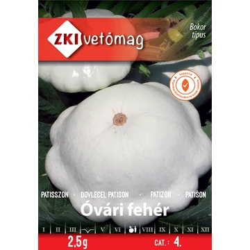 ZKI Patisszon Óvári fehér 2,5 g