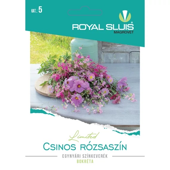 RS Limited Bokréta Csinos Rózsaszín Egynyári színkeverék 0.75 g