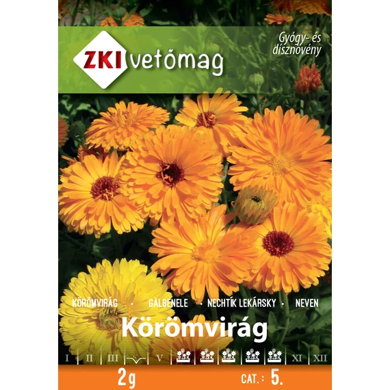 ZKI Virág  Körömvirág Balls-féle magas színkeverék  2 g