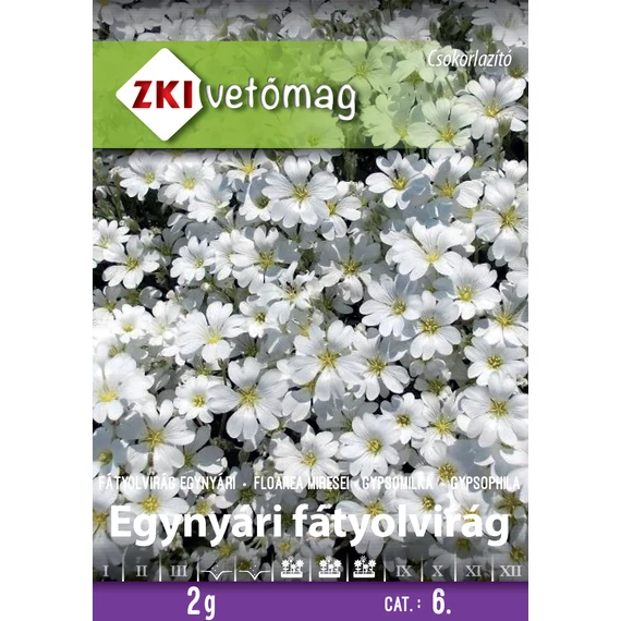 ZKI Virág  Egynyári fátyolvirág Fehér 2 g