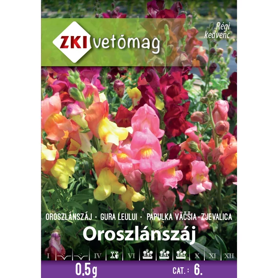 ZKI Virág Oroszlánszáj Magas színkeverék  0,5 g