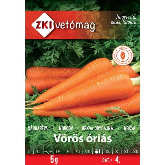 ZKI Sárgarépa Vörös óriás 5 g