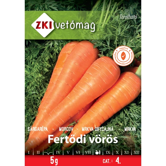 ZKI Sárgarépa Fertődi vörös 5 g
