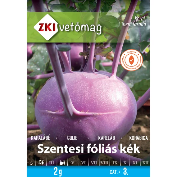 ZKI Karalábé Szentesi fóliás kék  2 g