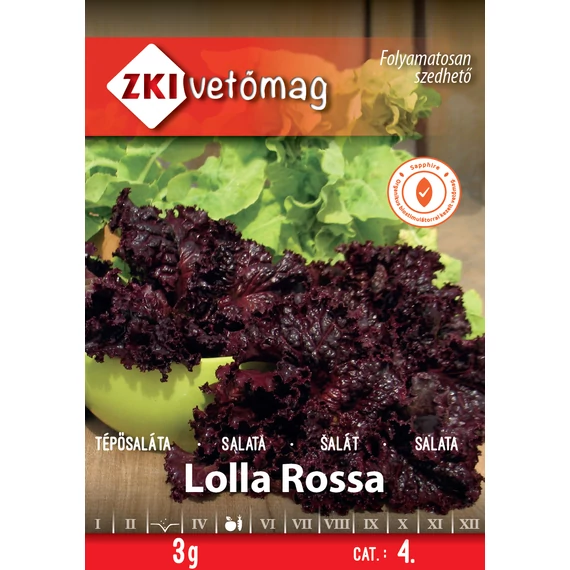 ZKI Tépősaláta Lolla Rossa  3 g