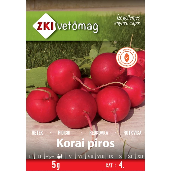 ZKI Retek Korai piros  5 g