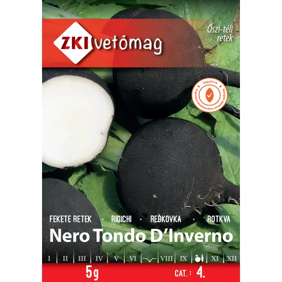 ZKI Retek Nero Tondo d'Inverno feketeretek 5 g