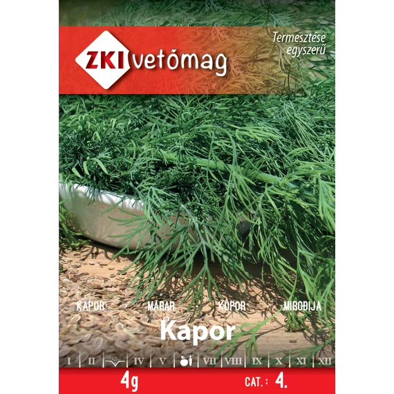 ZKI Fűszernövény Kapor 4 g