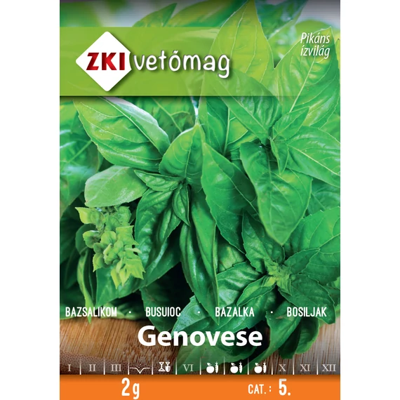 ZKI Fűszernövény Genovese nagylevelű bazsalikom 2 g