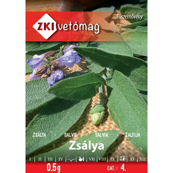 ZKI Fűszernövény Zsálya  0,5 g