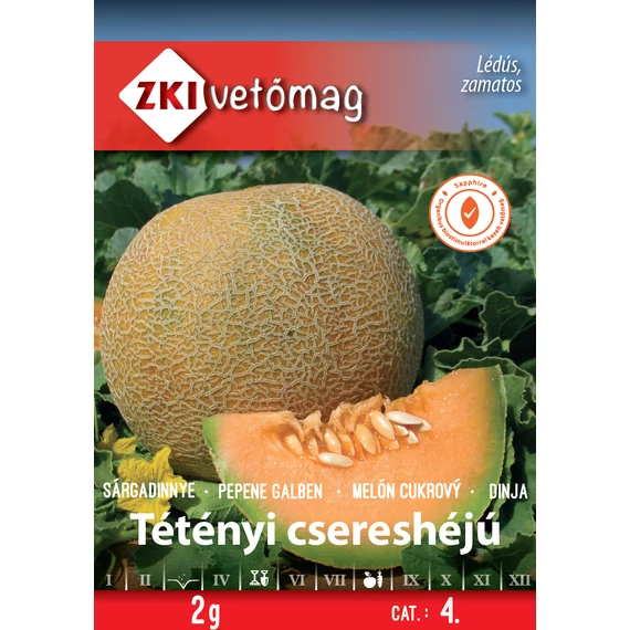 ZKI Sárgadinnye Tétényi csereshéjú 2 g